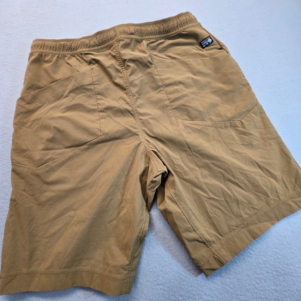 Mountain Hardwear Basin Pull-On Shorts Mens Large Tan Hiking Outdoor OM9355 - Picture 2 of 7